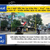 Cho thuê nhà 2 MẶT TIỀN Văn Cao 91m², 1Lầu - ĐỐI DIỆN TRƯỜNG CĐ, GẦN NGÃ TƯ